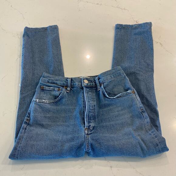 AGOLDE‎ Riley High Rise Straight Crop Jeans size 26 - Picture 4 of 11